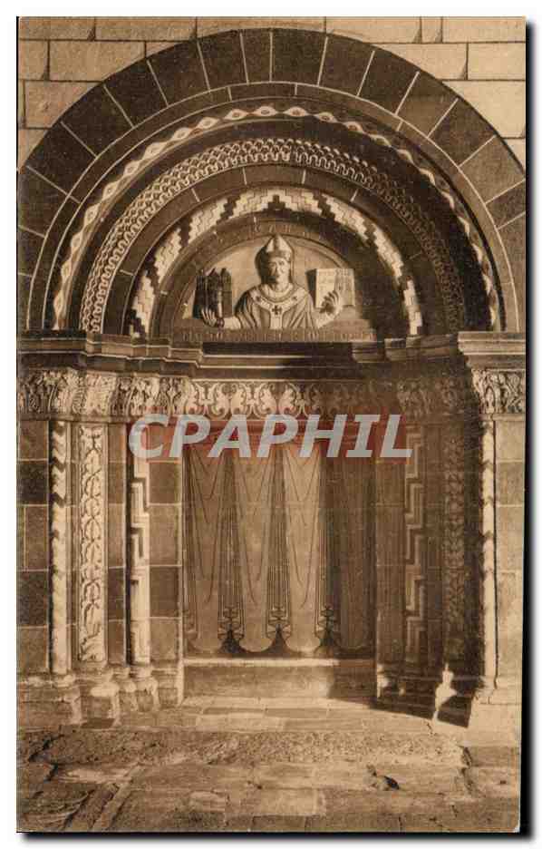 CPA Der Dom Zu Mainz Romanishces portal in der Memorie
