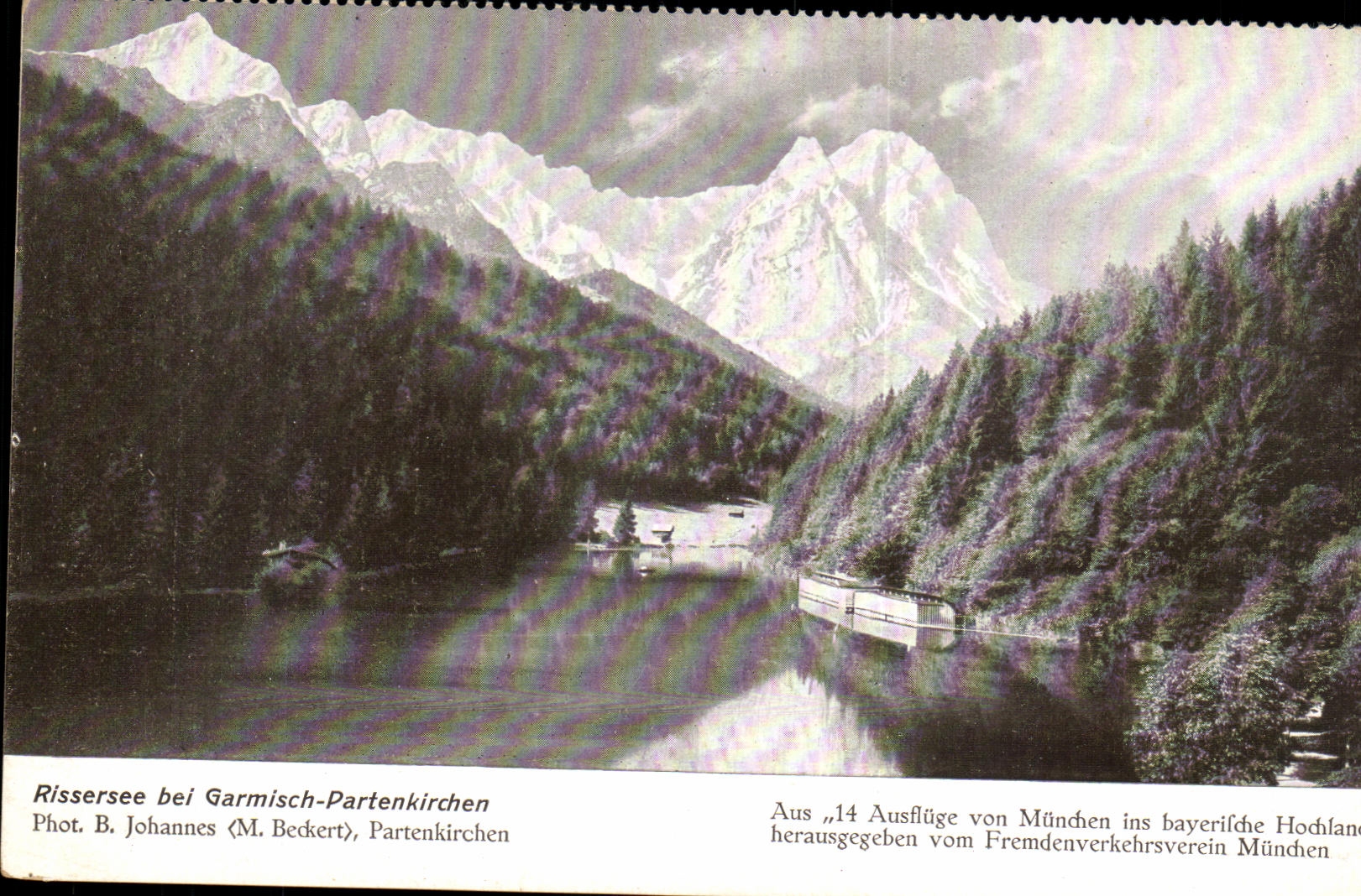 CPA Rissersee Bei Garmisch Partenkirchen