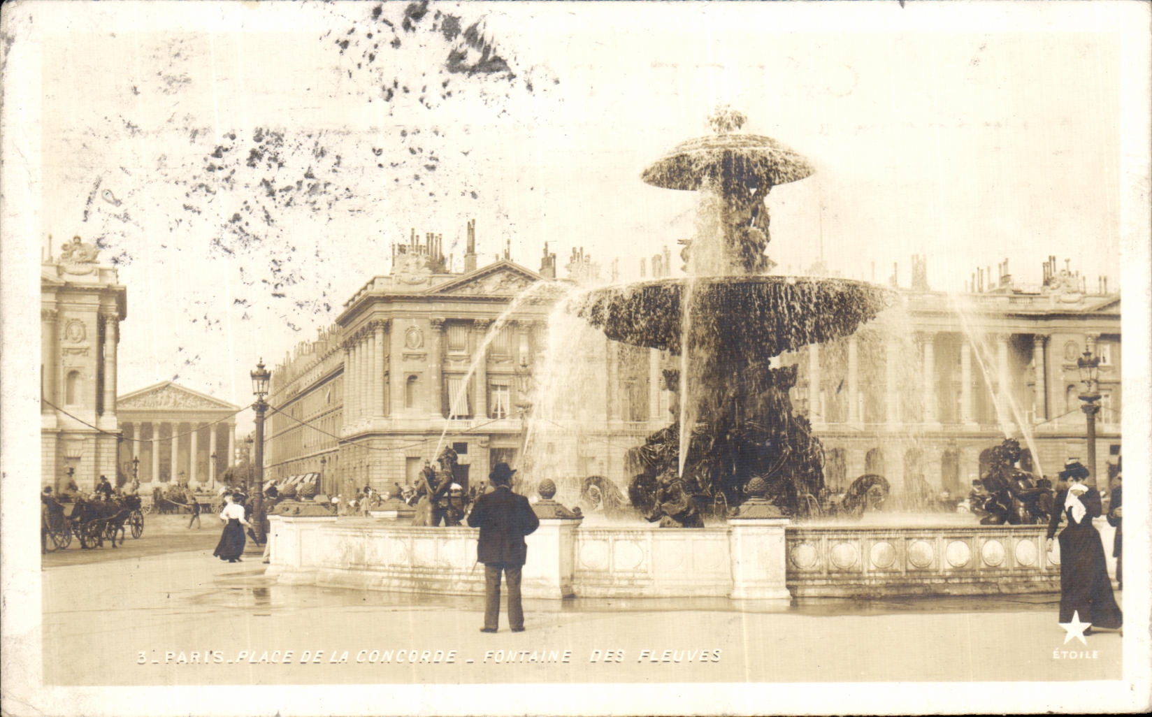 CPA Paris Esplanade de la Concorde Place des Fleuves