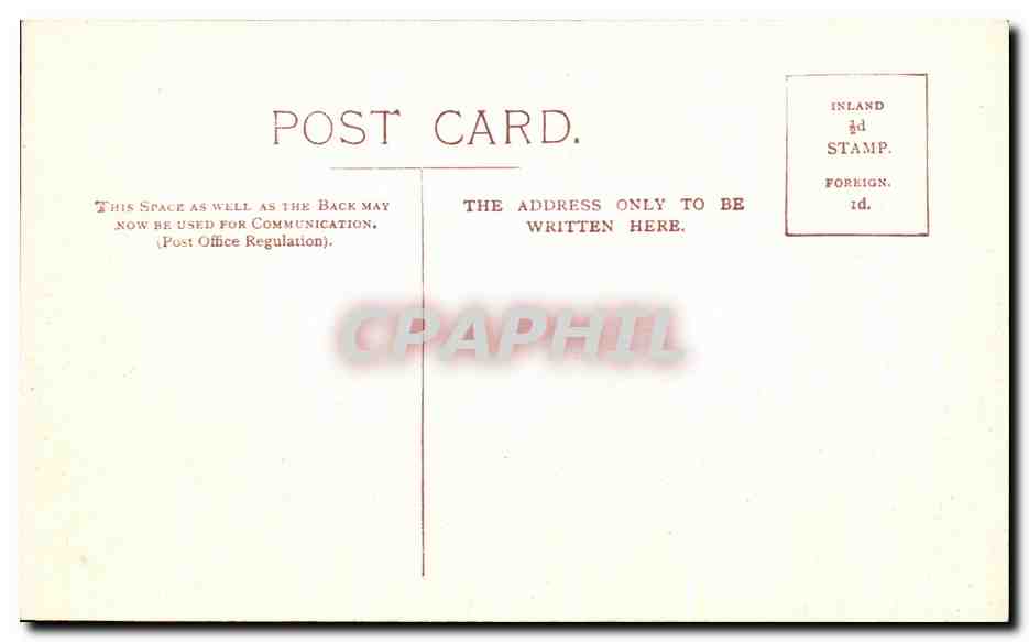 CPA Canterbury Fleur De Lis Hotel Uriah Heep s house David Copperfield Dickens — Rückseite