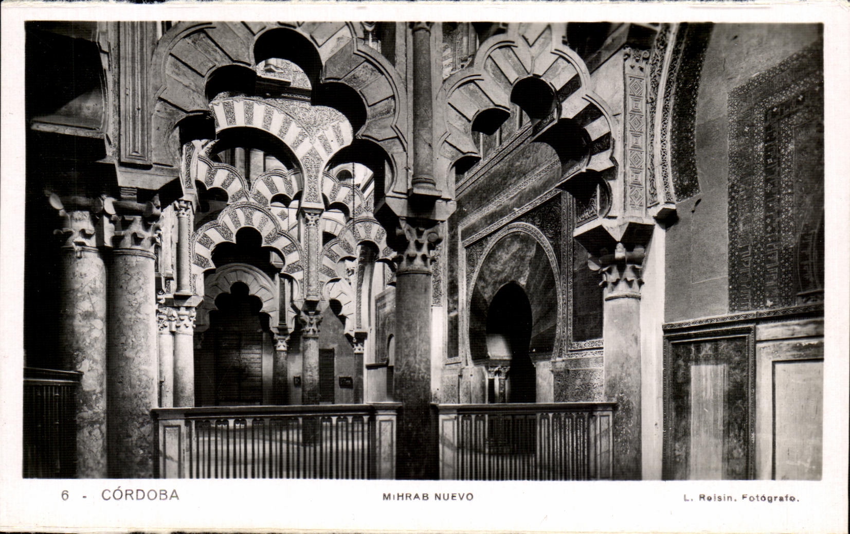 Córdoba — Mihrab Nuevo — L. Relsin, Fotógrafo.