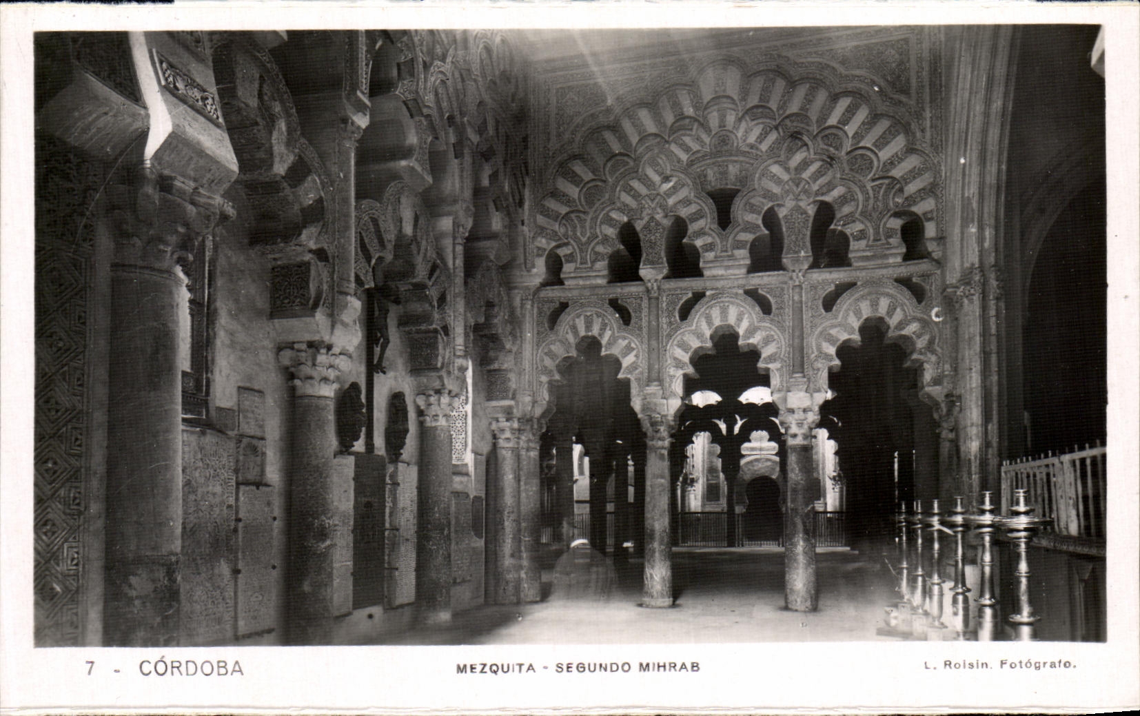 Córdoba — Mezquita, second mihrab — L. Rolsin, Photógrafo
