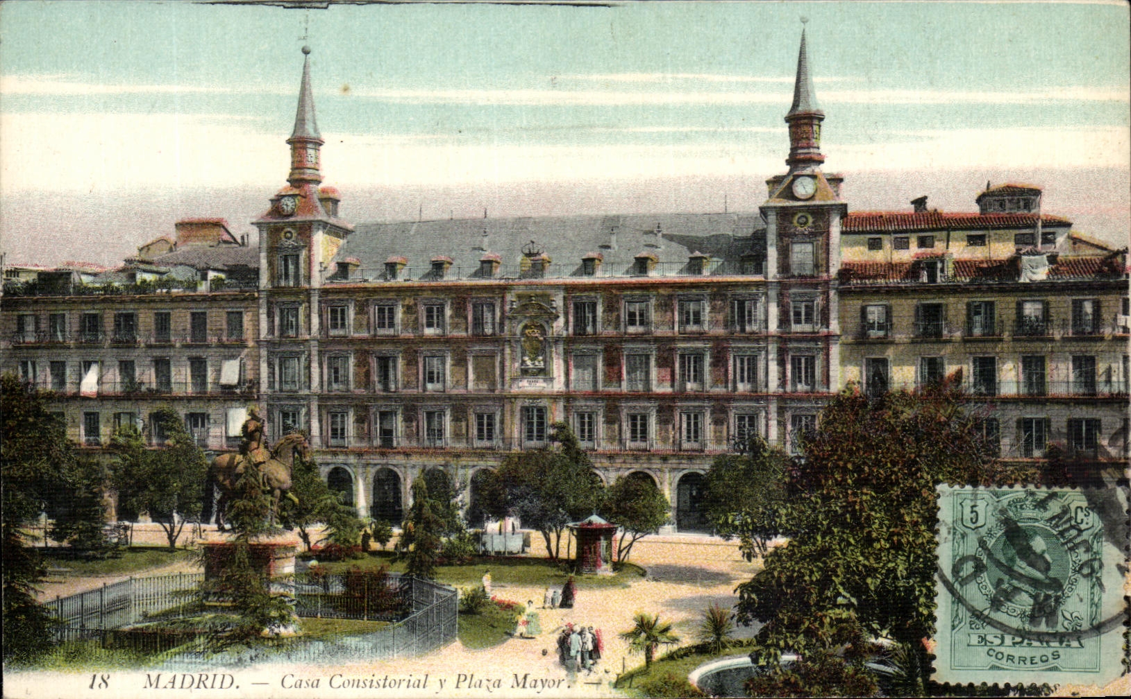 CPA Madrid Casa Consistorial y Playa Mayor
