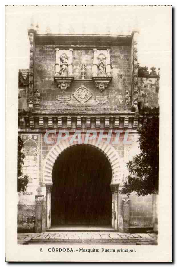 CPA Cordoba Mezquita Puerta Principal
