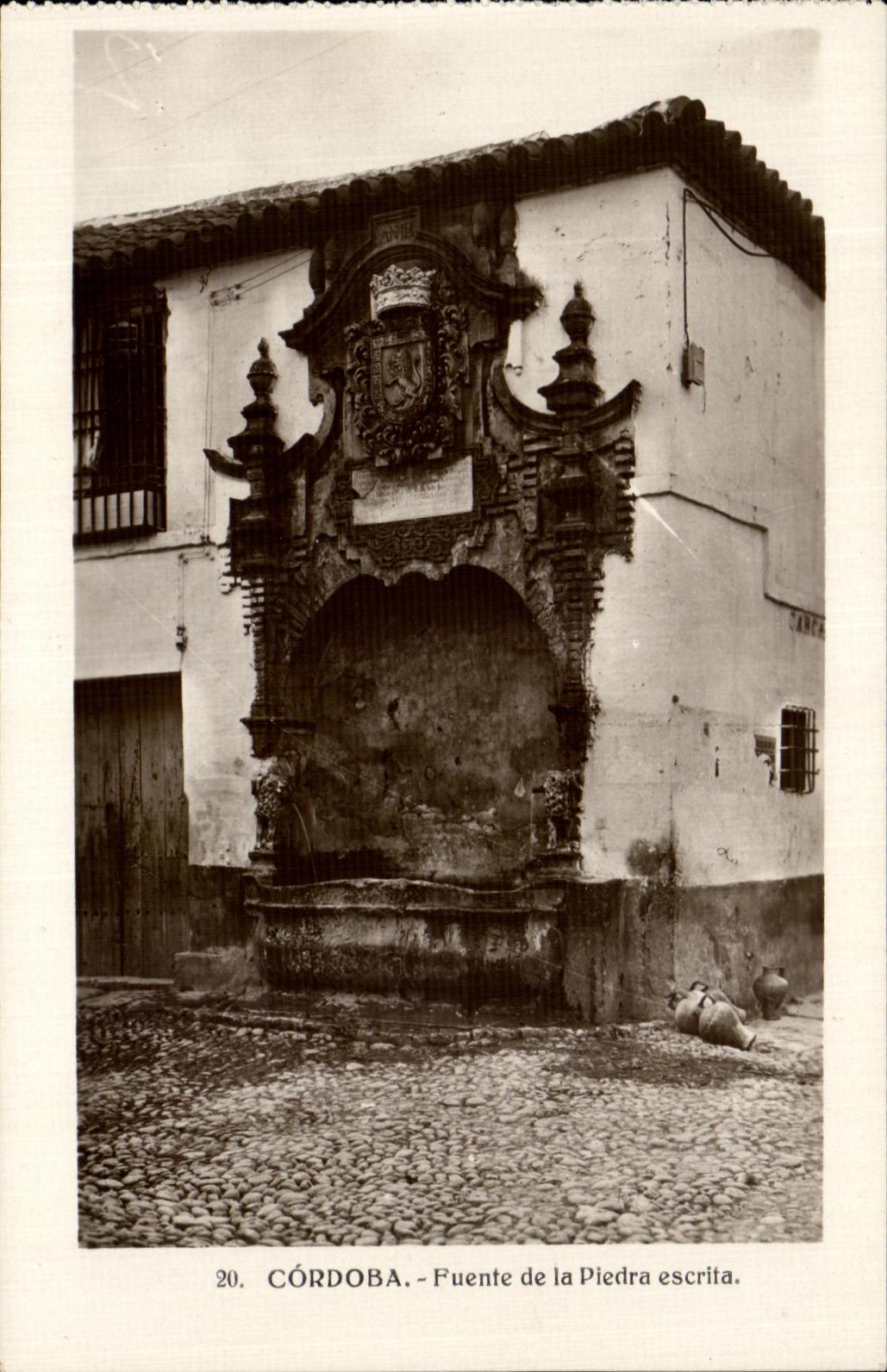 CPA Cordoba Fuente de La Piedra Escrita