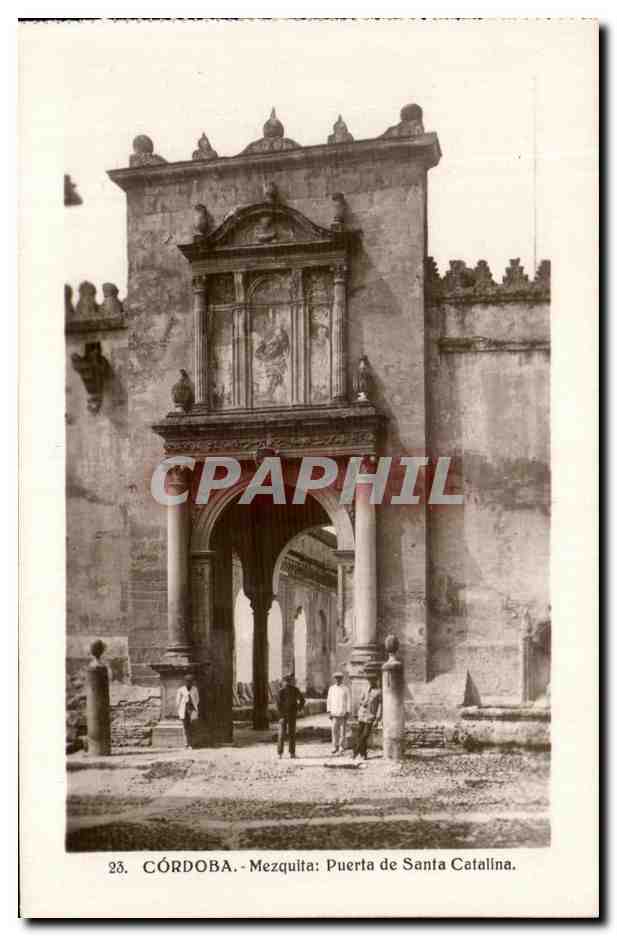 CPA Cordoba Mezquita Puerta de Santa Catallna