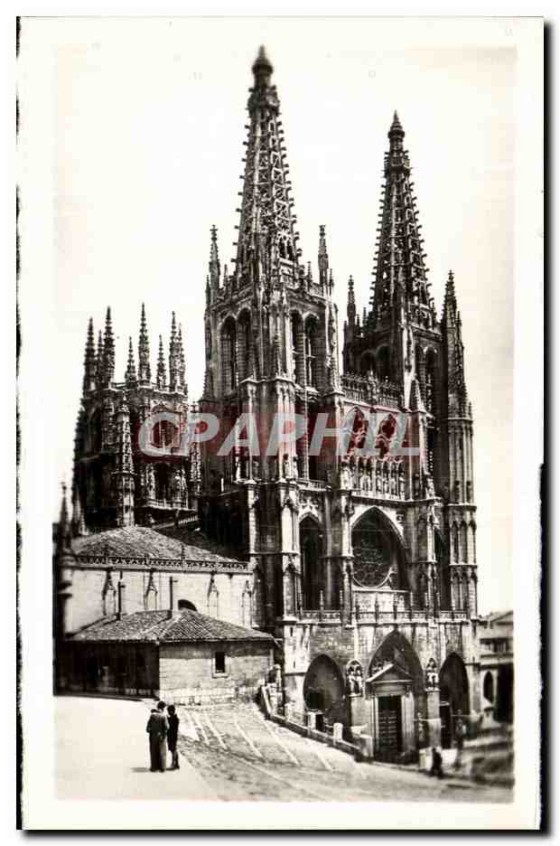 CPA Burgos Catedral Fachada