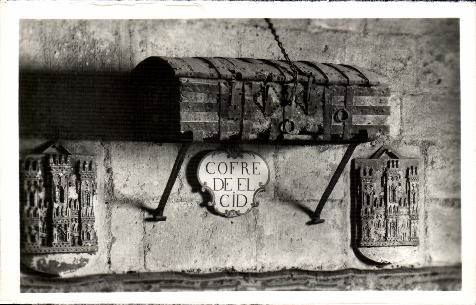 CPA Burgos Catelral Cofre del Cid Cathedral Cid s Coffer
