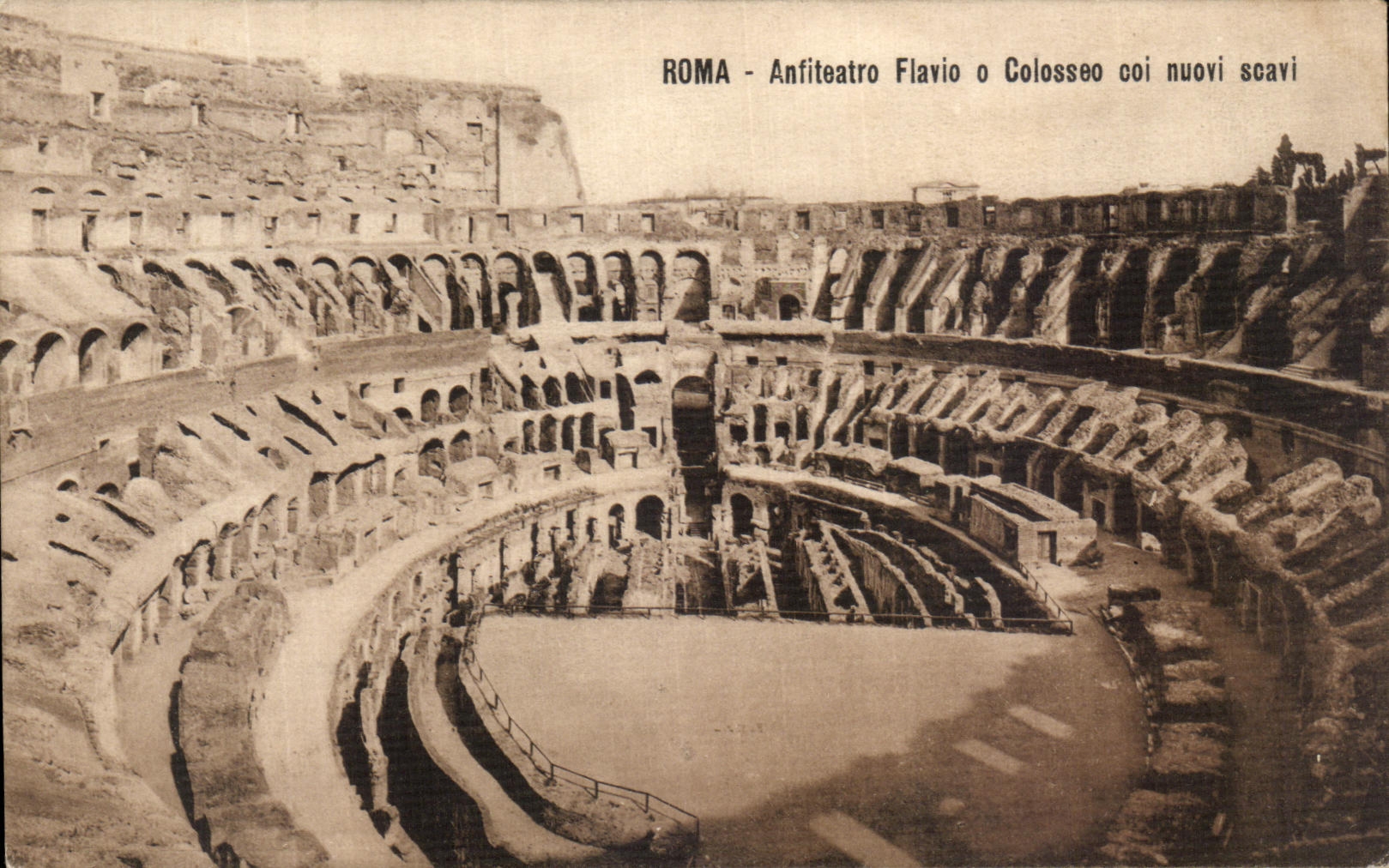 CPA Roma Anfiteatro Flavio Colosseo coi Nuovi Scavi