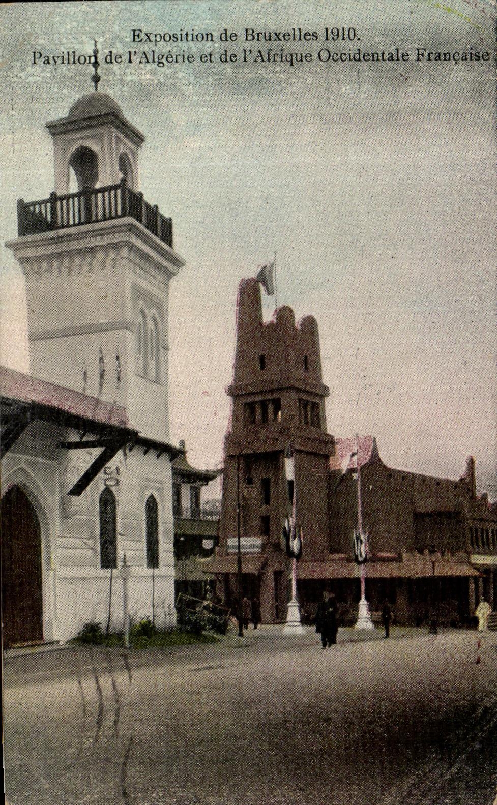 CPA Exposition de Bruxelles 1910 Pavilion de L Algerie et de l Afrique Occidentale