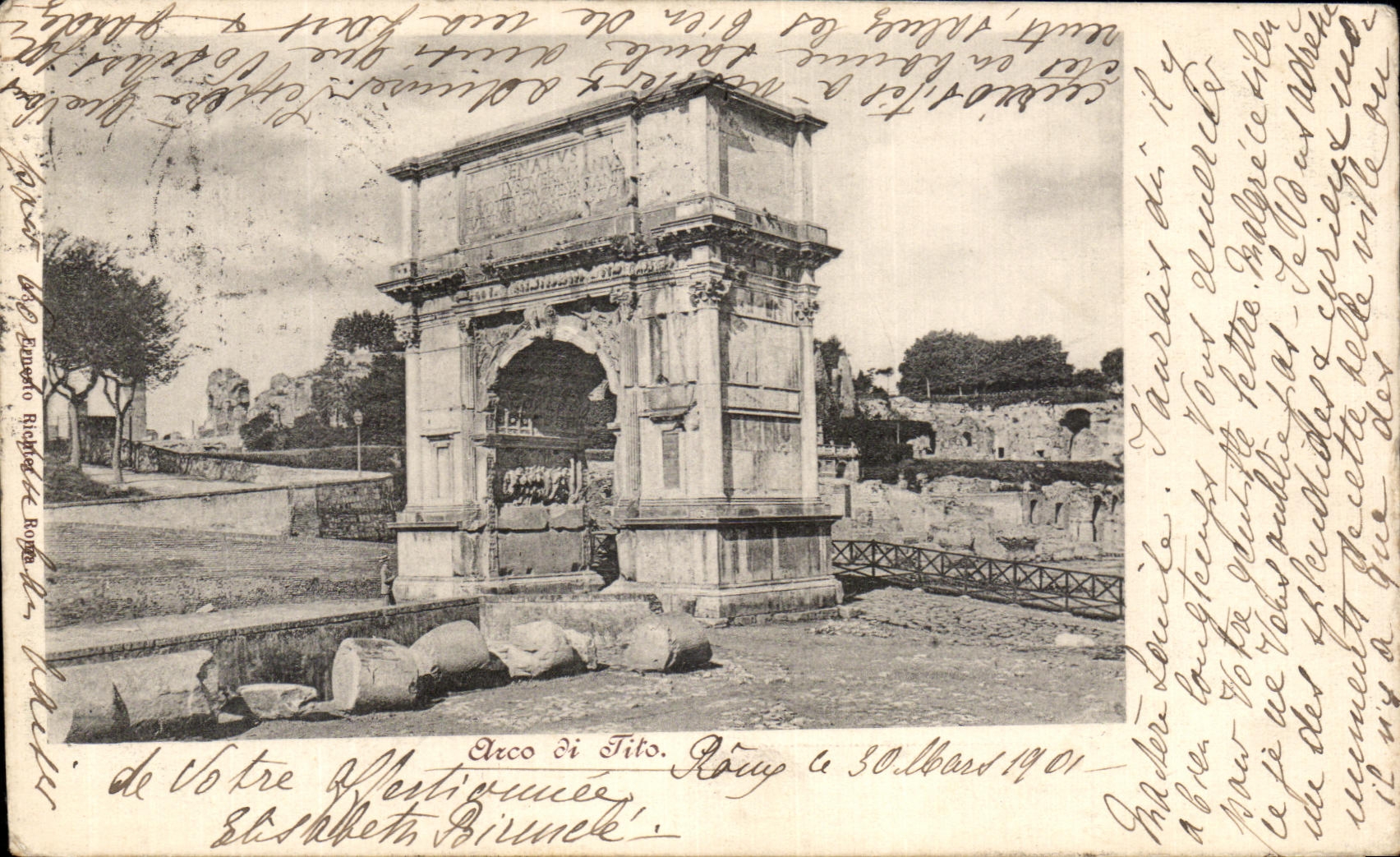 CPA Arco di Tito Roma