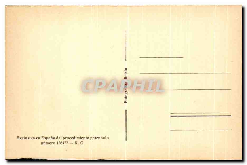 Barcelone - Place Tetuán et Paseo de la République — éditeur K. G. n° 126477 — Rückseite