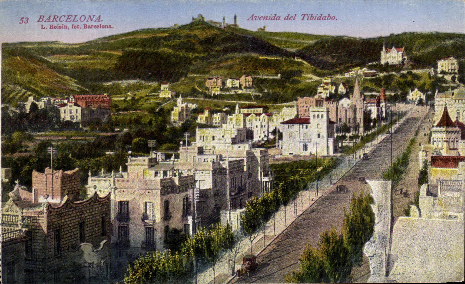 Barcelone — Avenida del Tibidabo — L. Boisin, fot. Barcelona, n°53