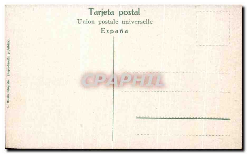 Barcelone — Avenida del Tibidabo — L. Boisin, fot. Barcelona, n°53 — Rückseite