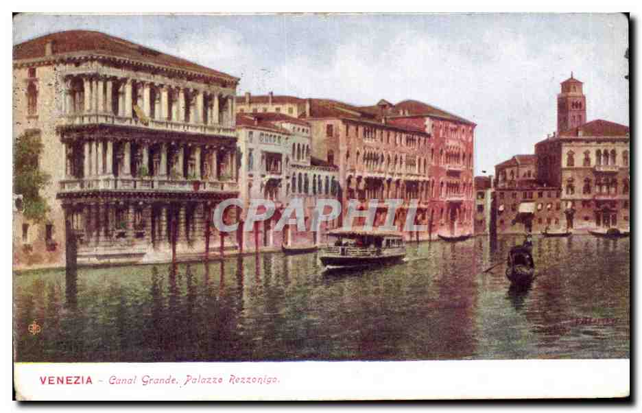 CPA Venezia Canal Grande Palazzo Rezzonigo