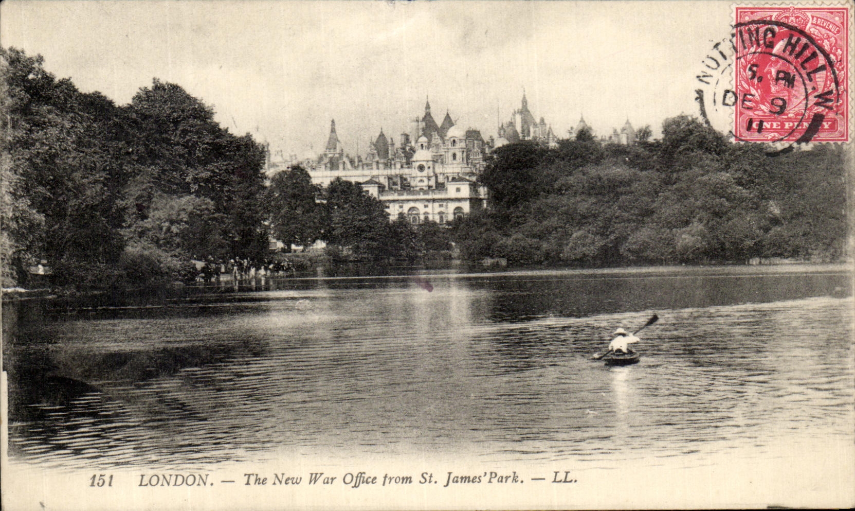 CPA London The New War Office From St Jmes park