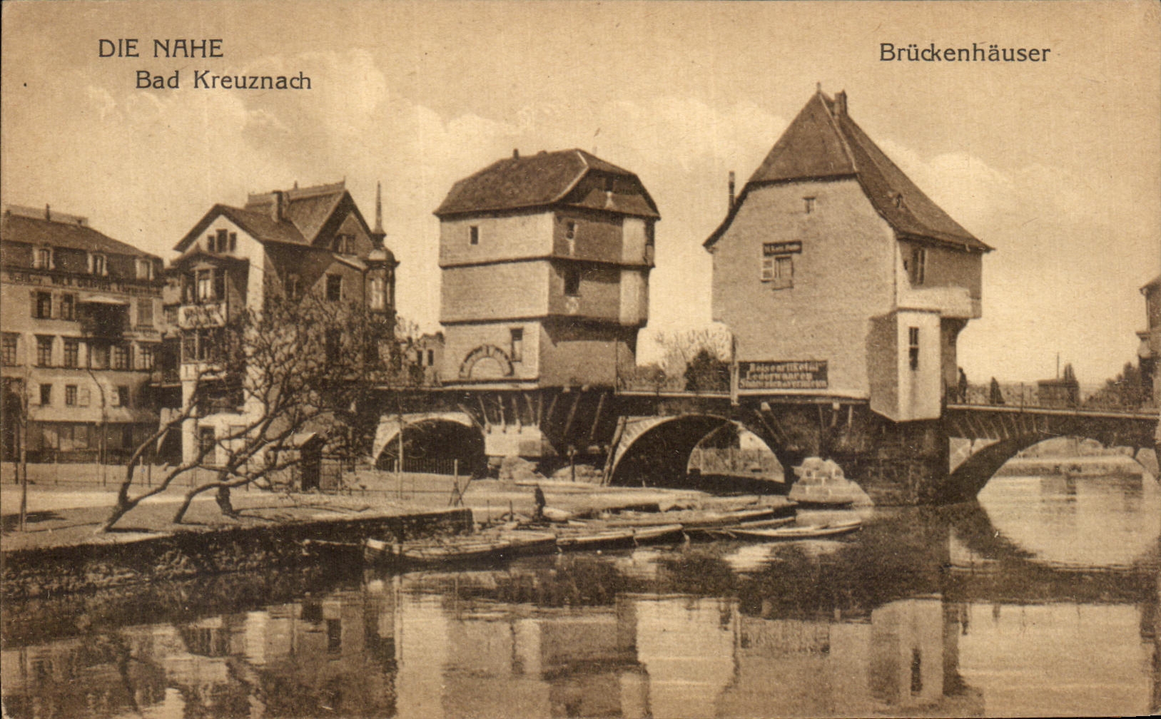 La Nahe à Bad Kreuznach — Brückenhäuser — éditeur non identifié