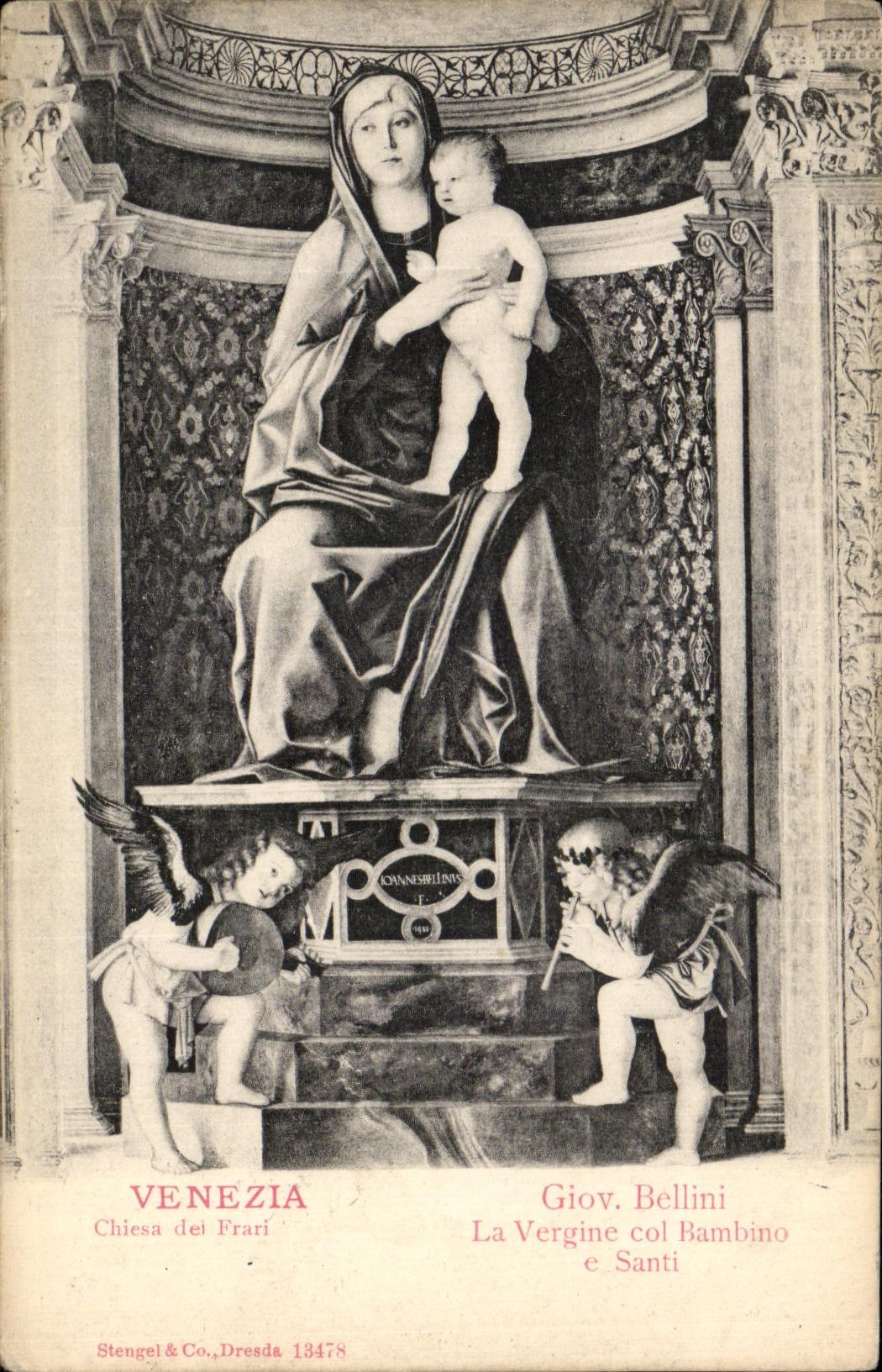 CPA Venezia Giov Bellini La Vergine Col Bambino e Santi