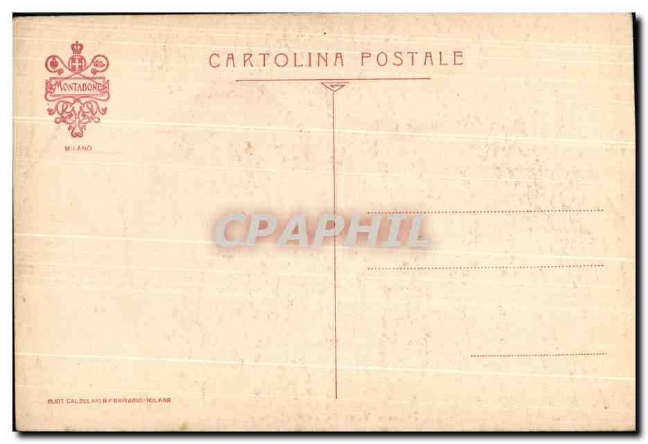 CPA Tiziano Vecellio Adorazione dei re Magi Milano Ambrosiama  — Back