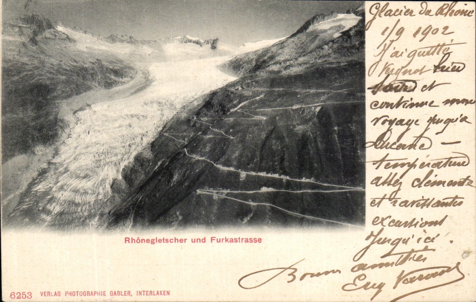 CPA Rhoneglescher Und Furkastrasse