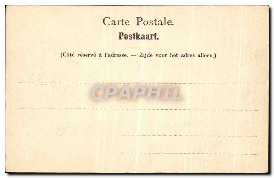 CPA Mission Scienfifique du Ka Tanga 1898 1900 Masque de danseur de l Ou Roua figurant une tete d elephant Elephant  — Rückseite