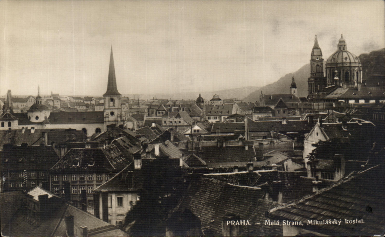 CPA Praha Mala Strana Mikulassky Kostel
