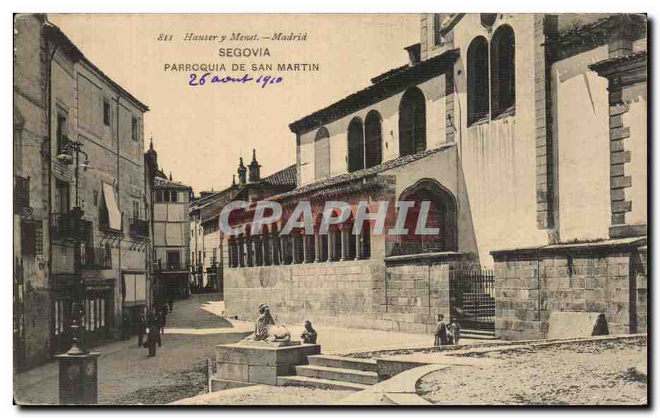 CPA Hauser Y Menet Madrid Segovia Parroquia De San Martin 