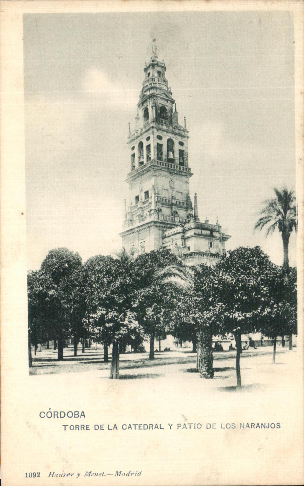CPA Cordoba Torre De La Catedral Y Patio De Los Naranjos 