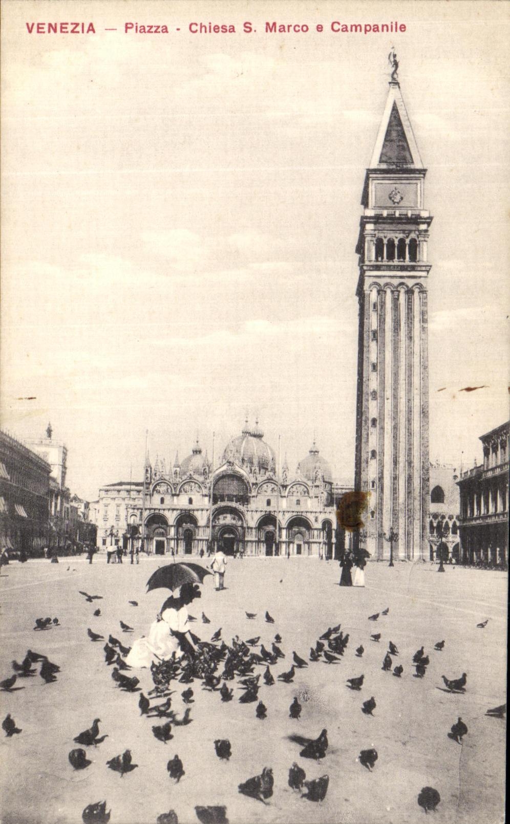 CPA Venezia Piazza chiesa S Marco E Campanile