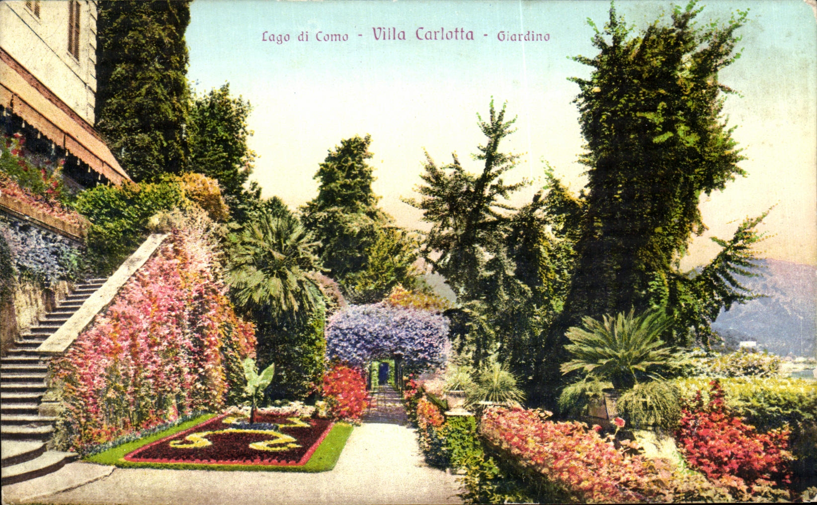 CPA Lago Di Como Villa Carlotta Giardino 