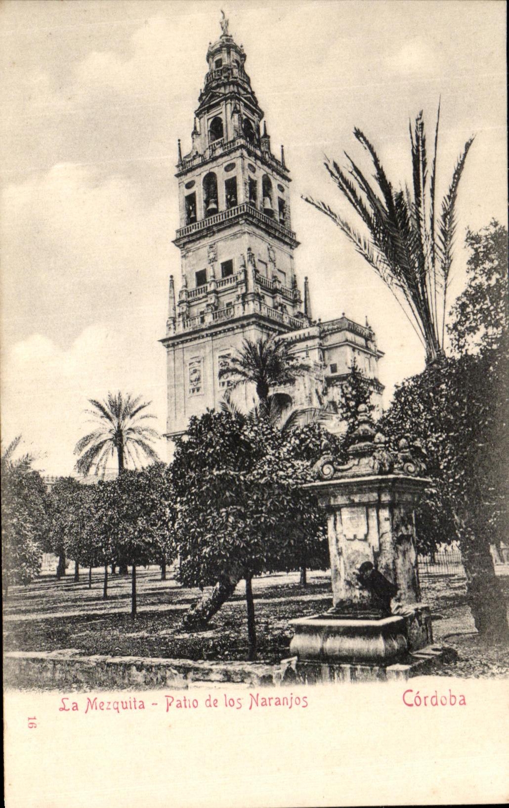 CPA Cordoba La Mezquita Patro De Los Naranjos 