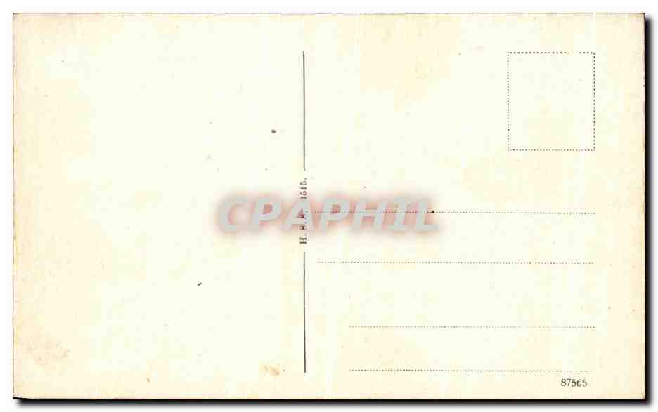 CPA Kriegsgefangene Im Sennalager Franzosen Militaria — Rückseite