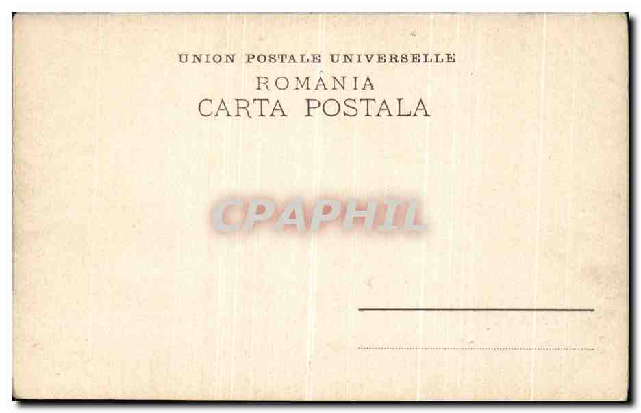 CPA Bucuresci Bulevard Elisabeta Doamna Roumanie — Rückseite