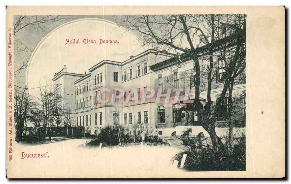 CPA Asilul Elena Doamna Bucuresci Roumanie 