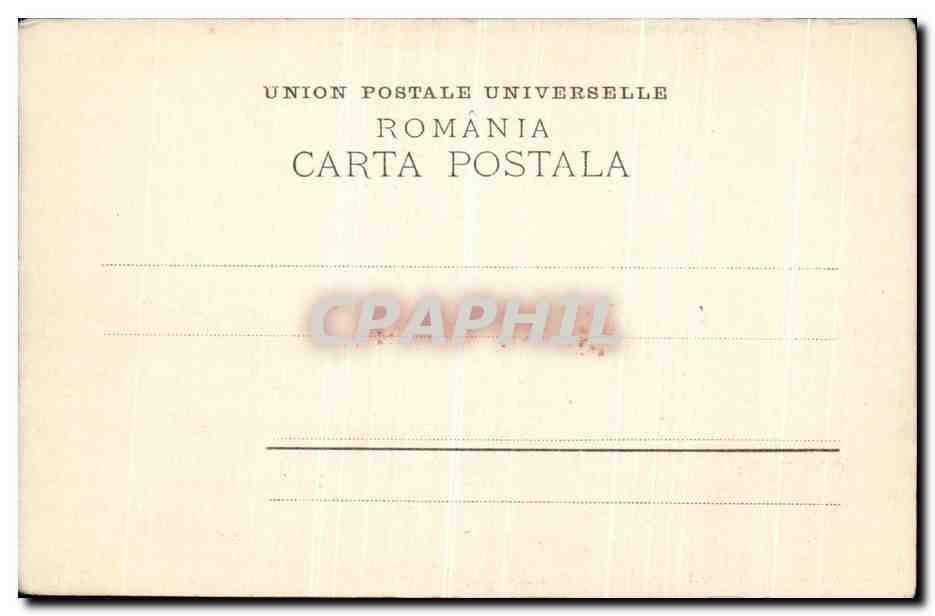 CPA Bucuresti Calea Mosilor Roumanie — Rückseite
