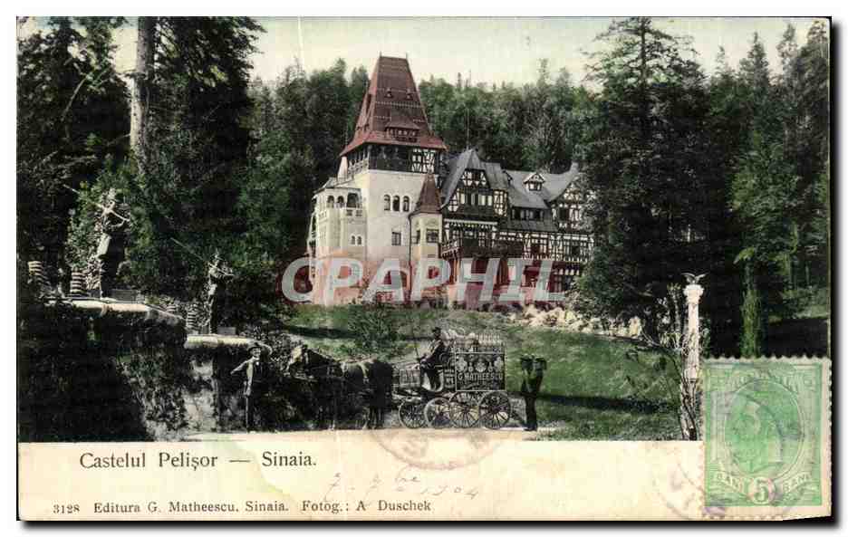 CPA Castelul Pelisor Sinaia Roumanie Matheescu 