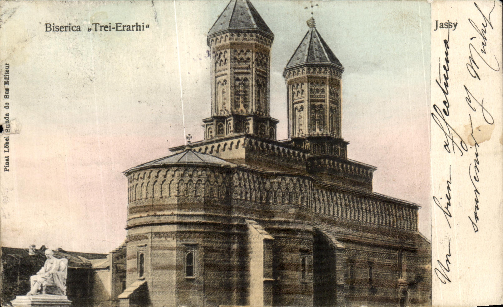 CPA Biserica Trei Erarthi Jassy Roumanie