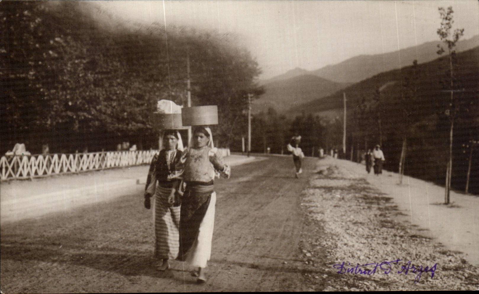 CARTE PHOTO Romania Roumanie Femme District d Arges