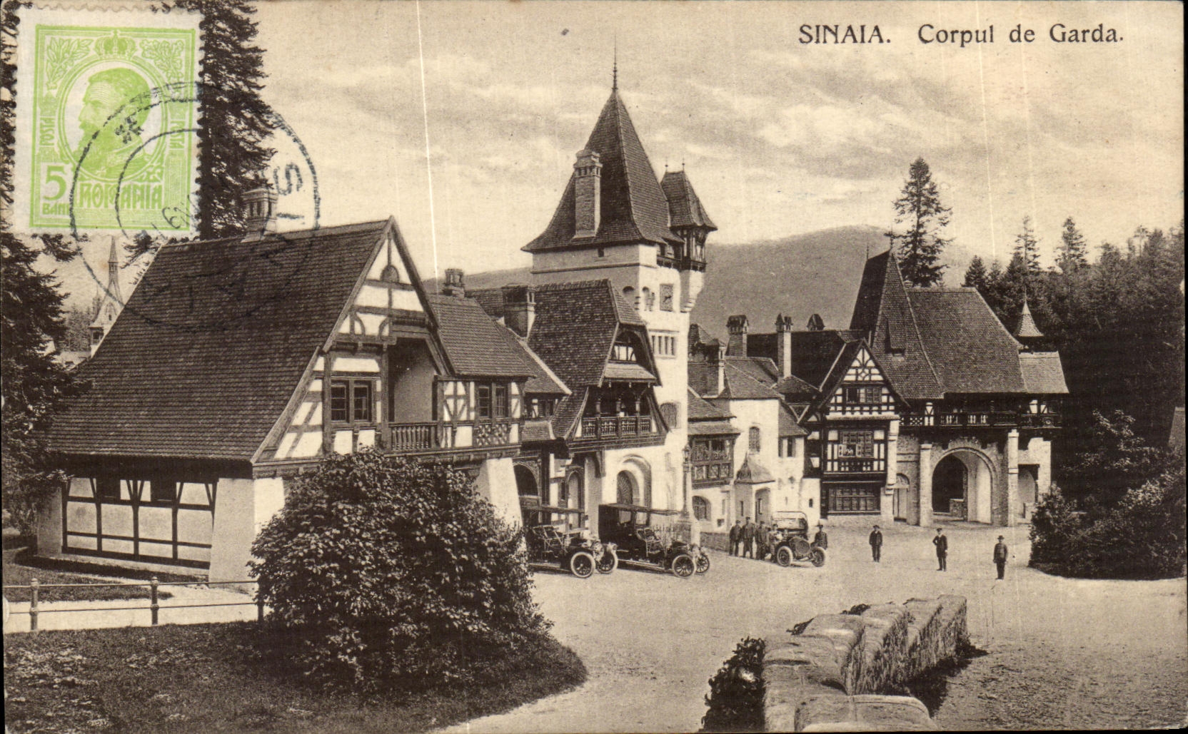CPA Sinaia Corpul de Garda Roumanie