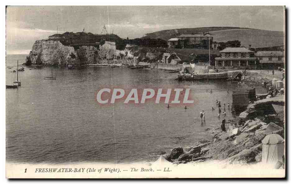 CPA Freshwater Bay The Beach Isle of Wight 