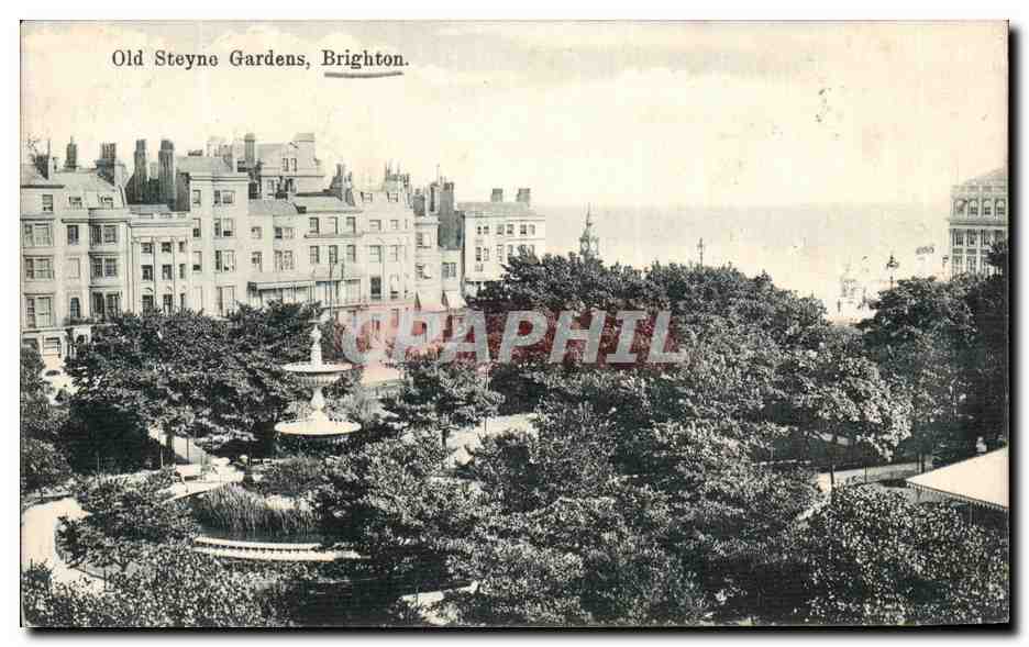 CPA Old Steyne Gardens Brighton 