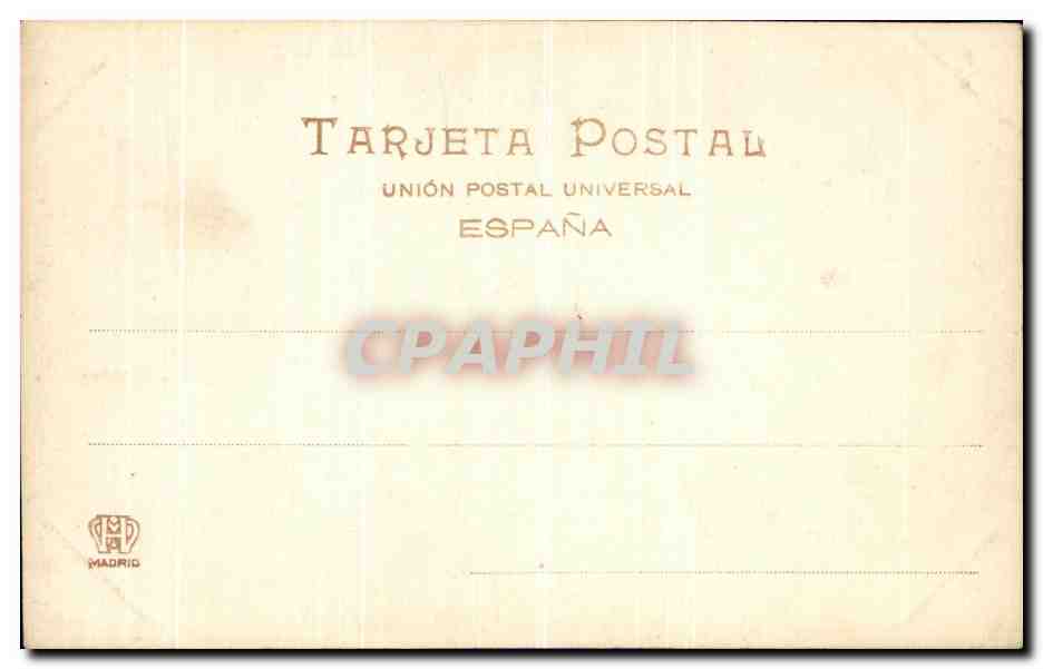 Burgos — Cartuja: San Bruno — Sammlung D'ASLOC — Rückseite