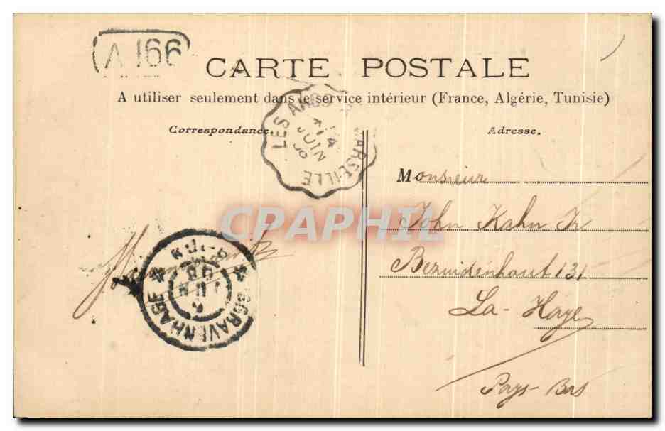 CPA La Ciotat Anne de Figuerolles — Rückseite