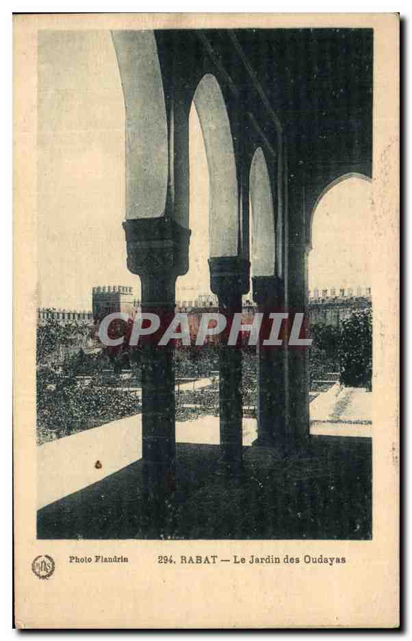 CPA Rabat Le Jardin des Oudayas Maroc