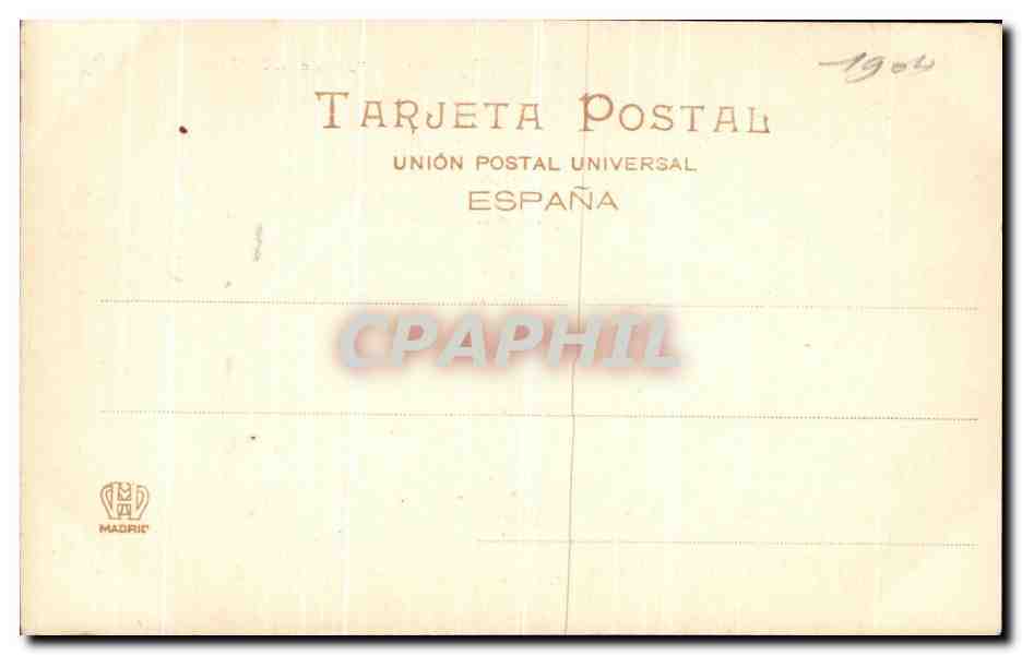 CPA Avila Los Arrabales del Puente — Rückseite