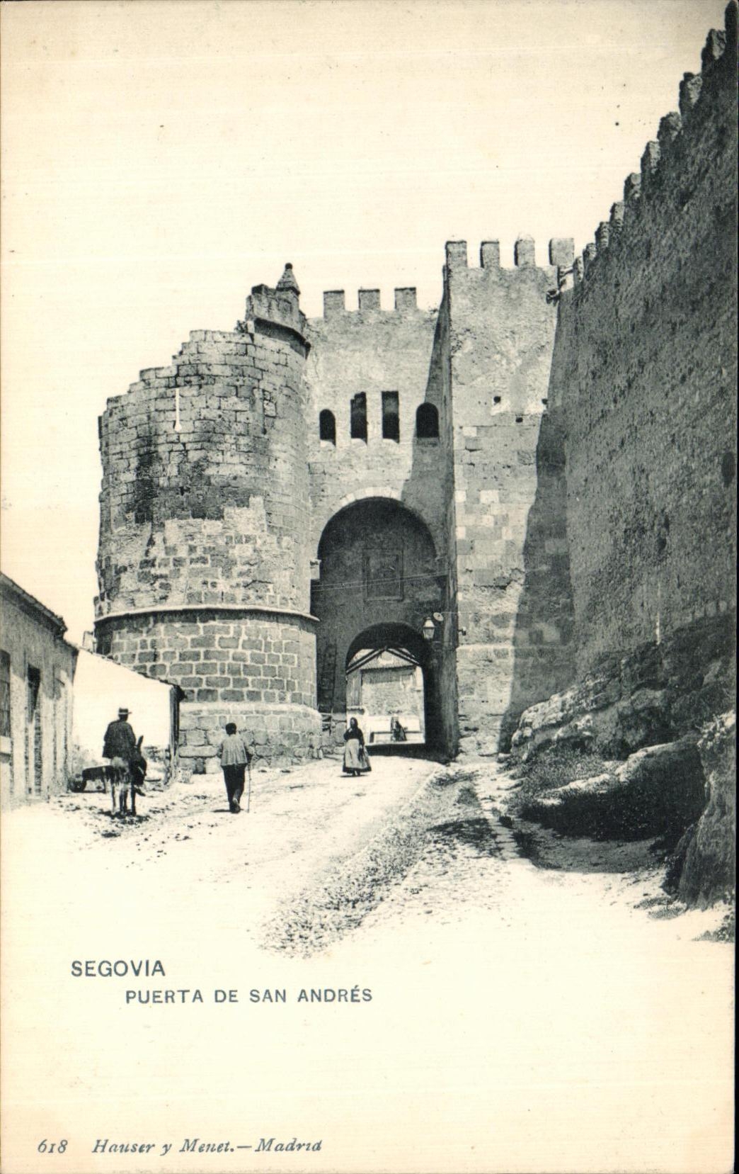 CPA Segovia Puerta De San Andres