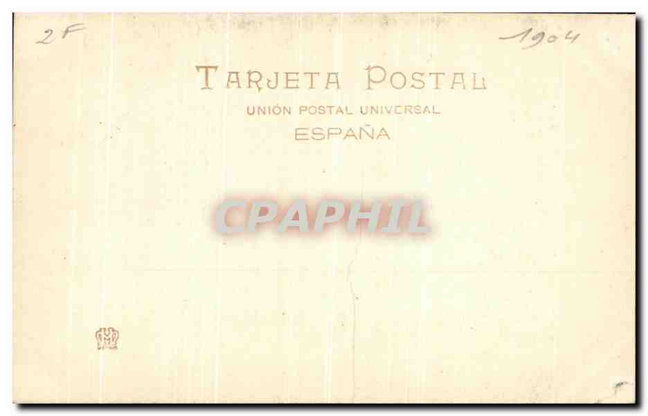 CPA Segovia Puerta De San Andres — Rückseite