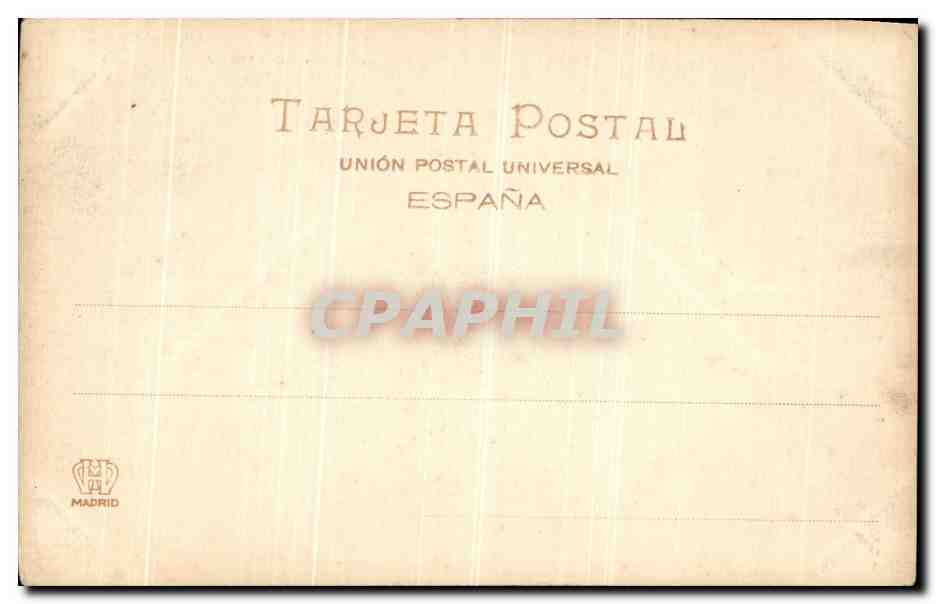 CPA Mardrid Puente de Toledo Lavandieres — Rückseite