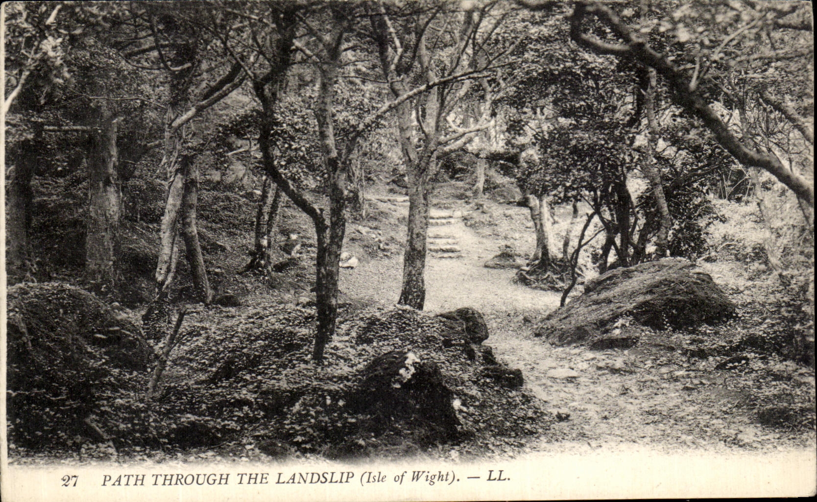 CPA Path Through The Landslip Isle of Wight 