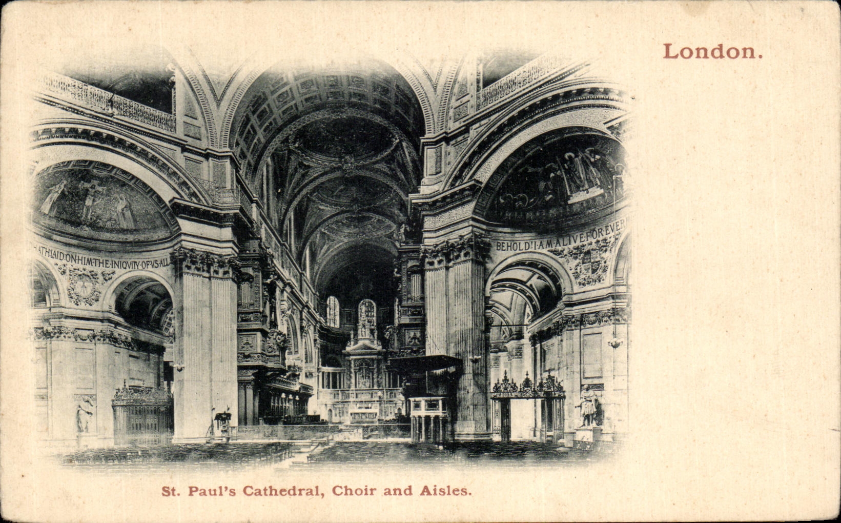 CPA London St Paul s Cathedral Choir and Aisles
